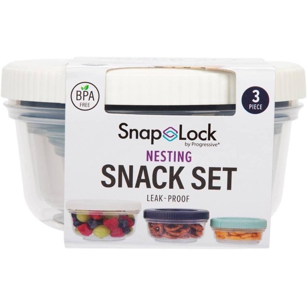 NWT 3pk SnapLock Nesting Snack Set - Picture 3 of 9